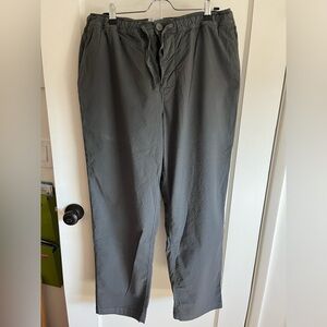 Wax London Kurt Trousers in Charcoal Seersucker 36